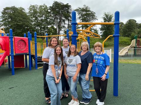 6 members of the kindergarten staff